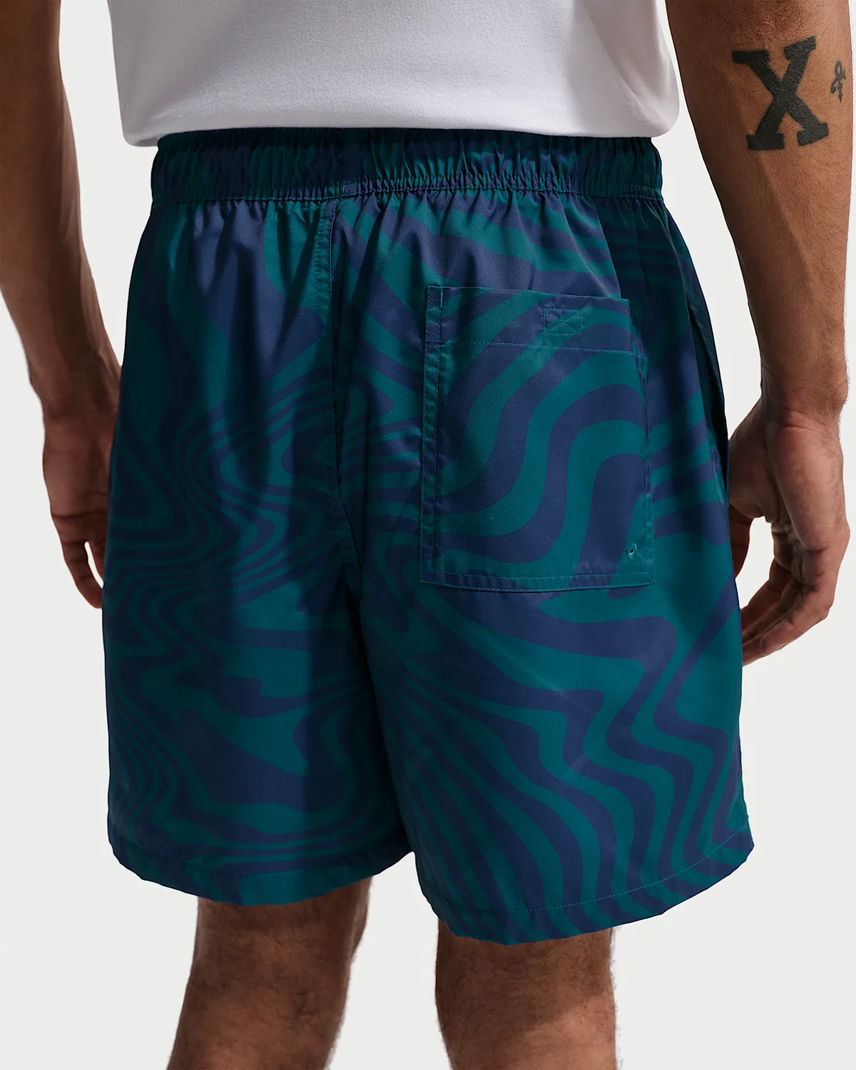 Мужские футбольные шорты Nike Flow Brazil Club, Geode Teal/Coastal Blue/Midwest Gold — фото 3
