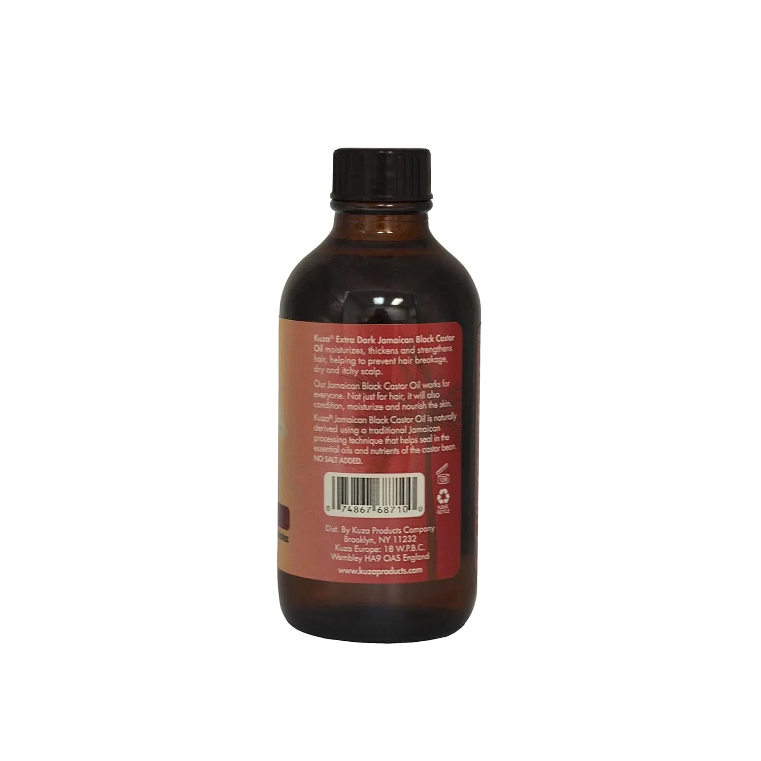 Очень темное ямайское касторовое масло «Naturals Extra Dark Jamaican Castor Oil» от Kuza Kuza — фото 2