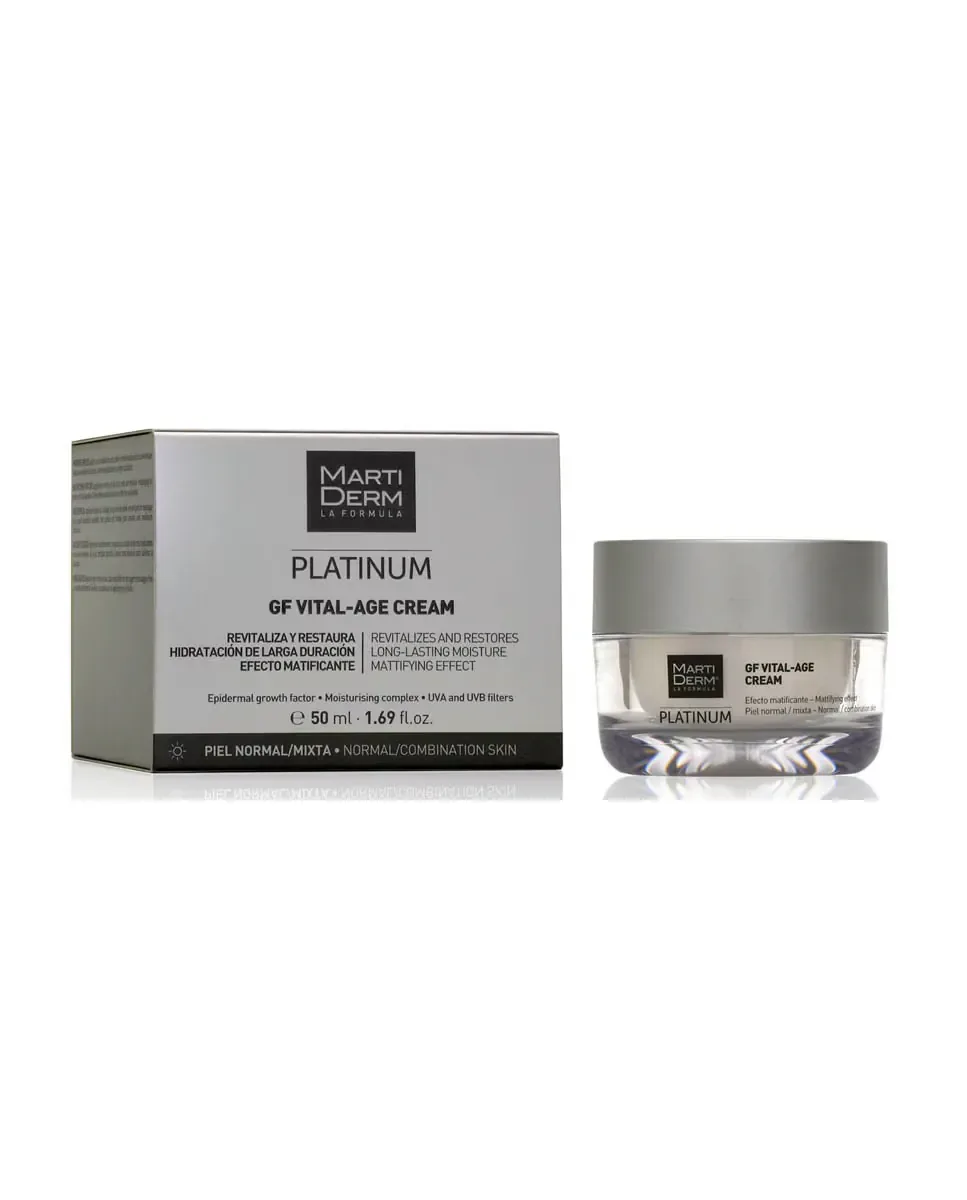 Крем для лица MartiDerm — Vital Age для нормальной/смешанной кожи Platinum — фото 2