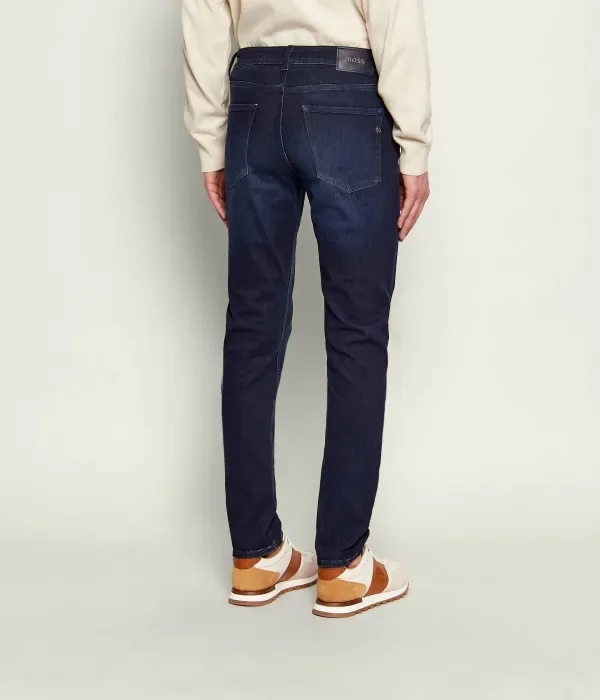 Джинсы H-Delaware slim fit Boss, темно-синий — фото 4