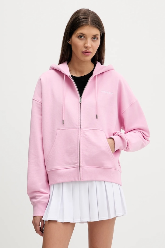 

Хлопковая толстовка Guess Jeans, розовый