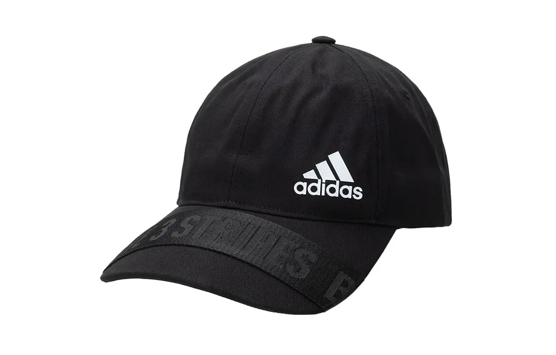 

Adidas Хлопковая бейсболка с полиэстером и переработанным полиэстером унисекс черная, Black