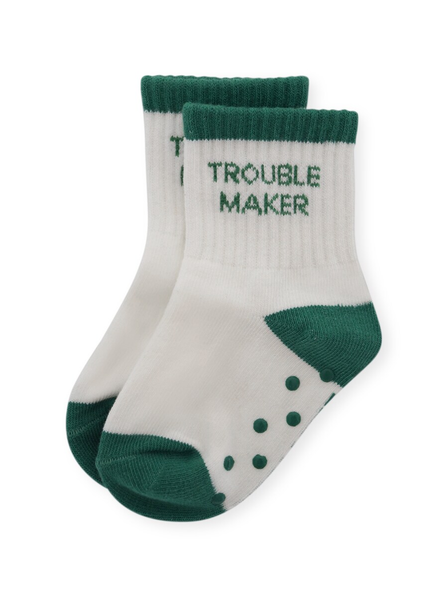 Носки Pippa & Piet Trouble Maker, темно-зеленый
