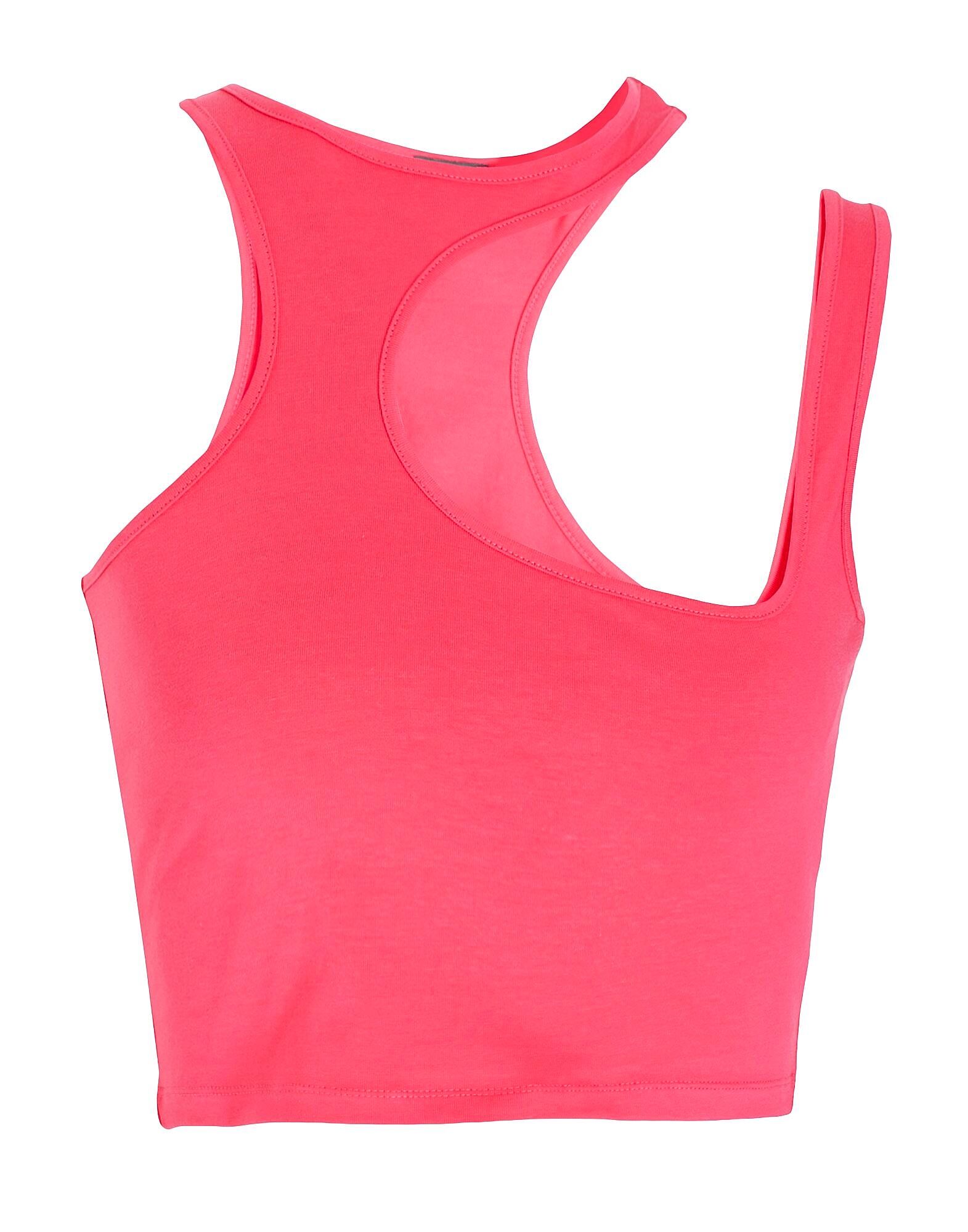 

Кроп-топ Jersey Cut-Out Crop Top 8 By Yoox, пурпурный