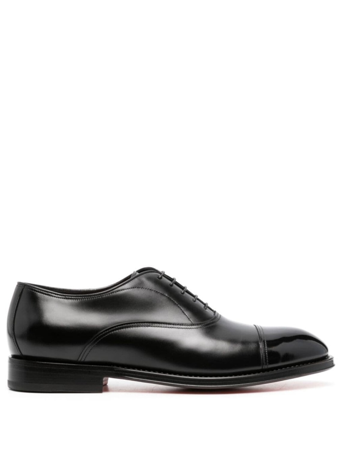 

Santoni лоферы со шнуровкой, черный
