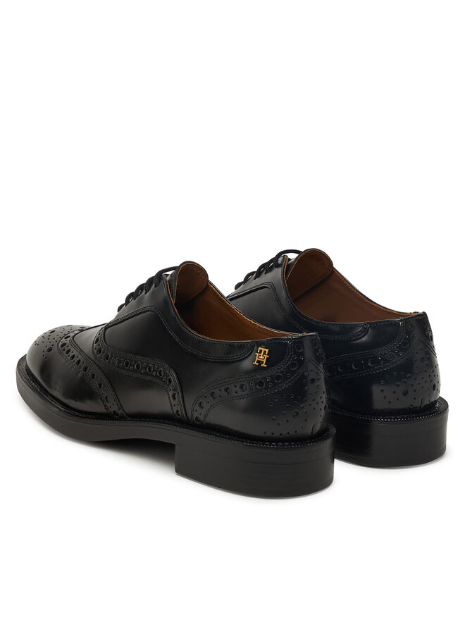 Туфли оксфорды Brogue FW0FW08818 Tommy Hilfiger, черный — фото 3