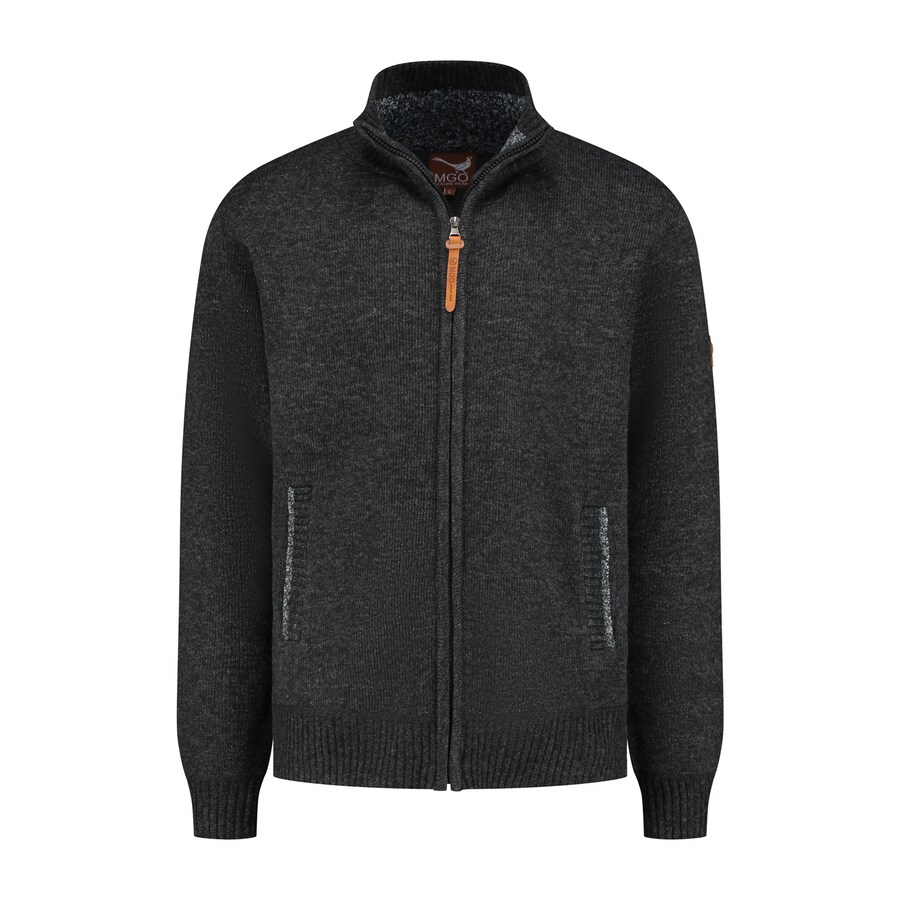 

Вязаный кардиган MGO Knit Cardigan Pine, черный
