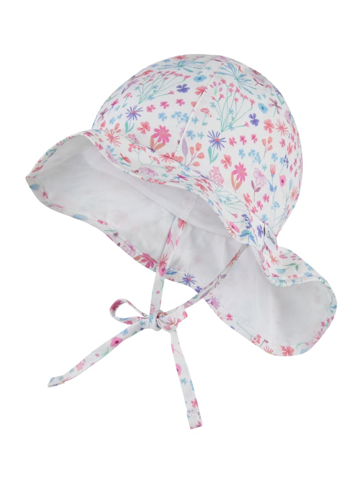 

Sterntaler Солнцезащитная шляпа с цветочным узором белого цвета