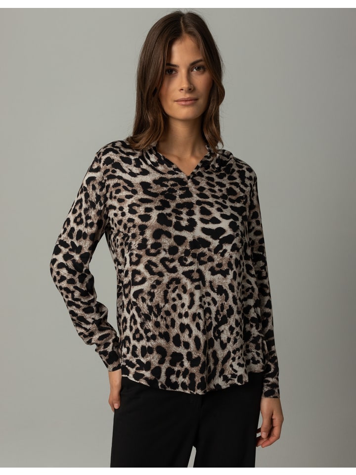 

Блуза More & More Leoprintbluse, черный