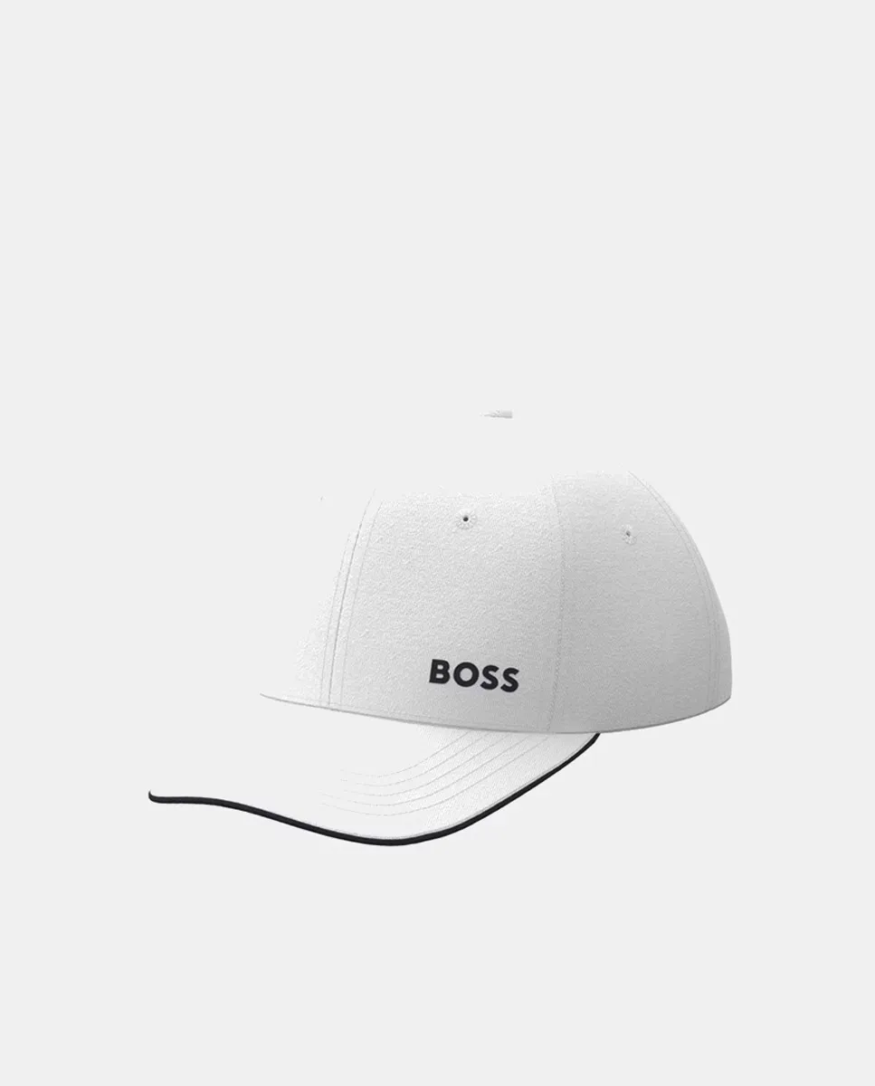 

Мужская парусиновая кепка Boss, белый