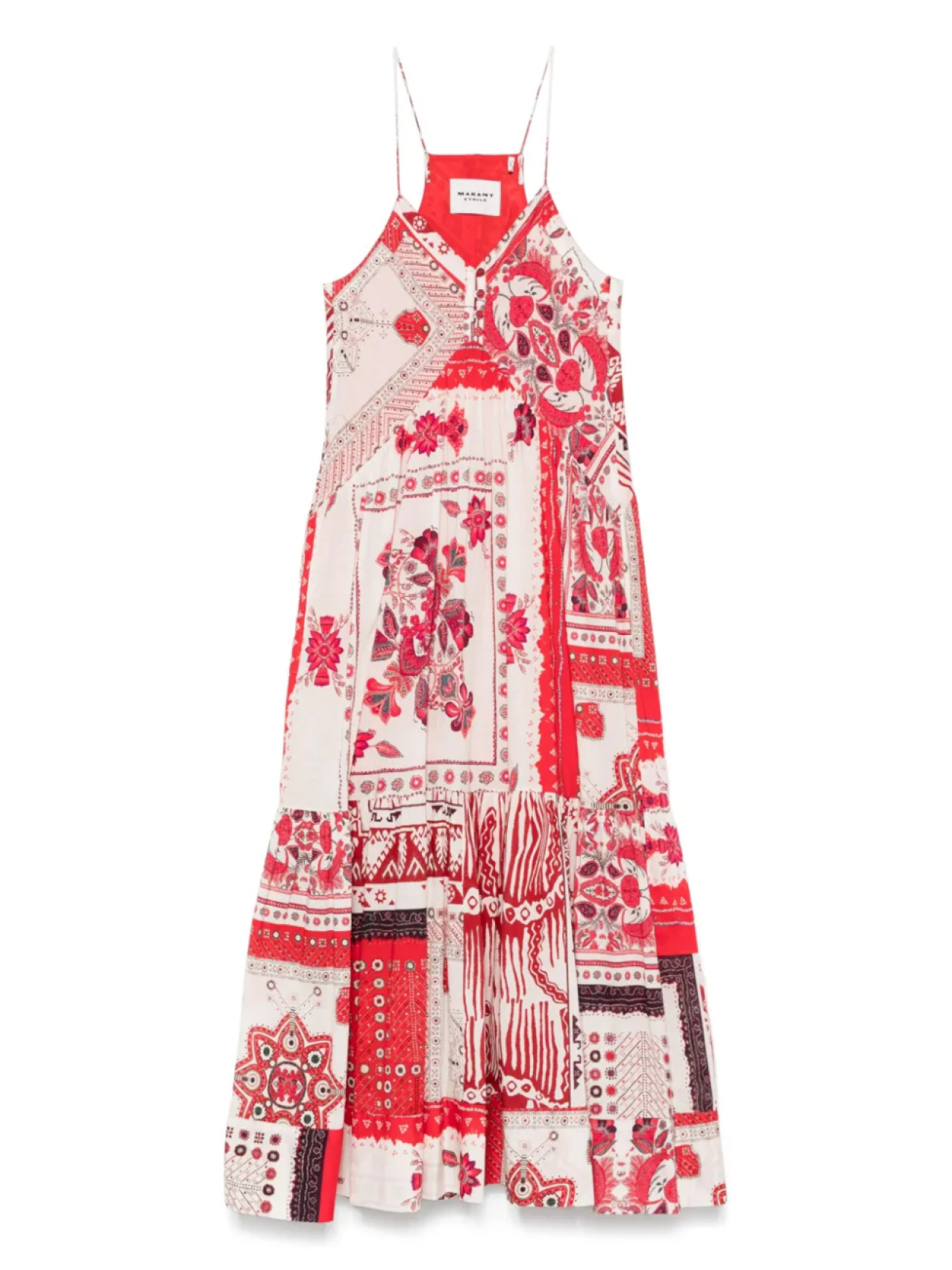 

Платье миди Abba MARANT ÉTOILE, красный