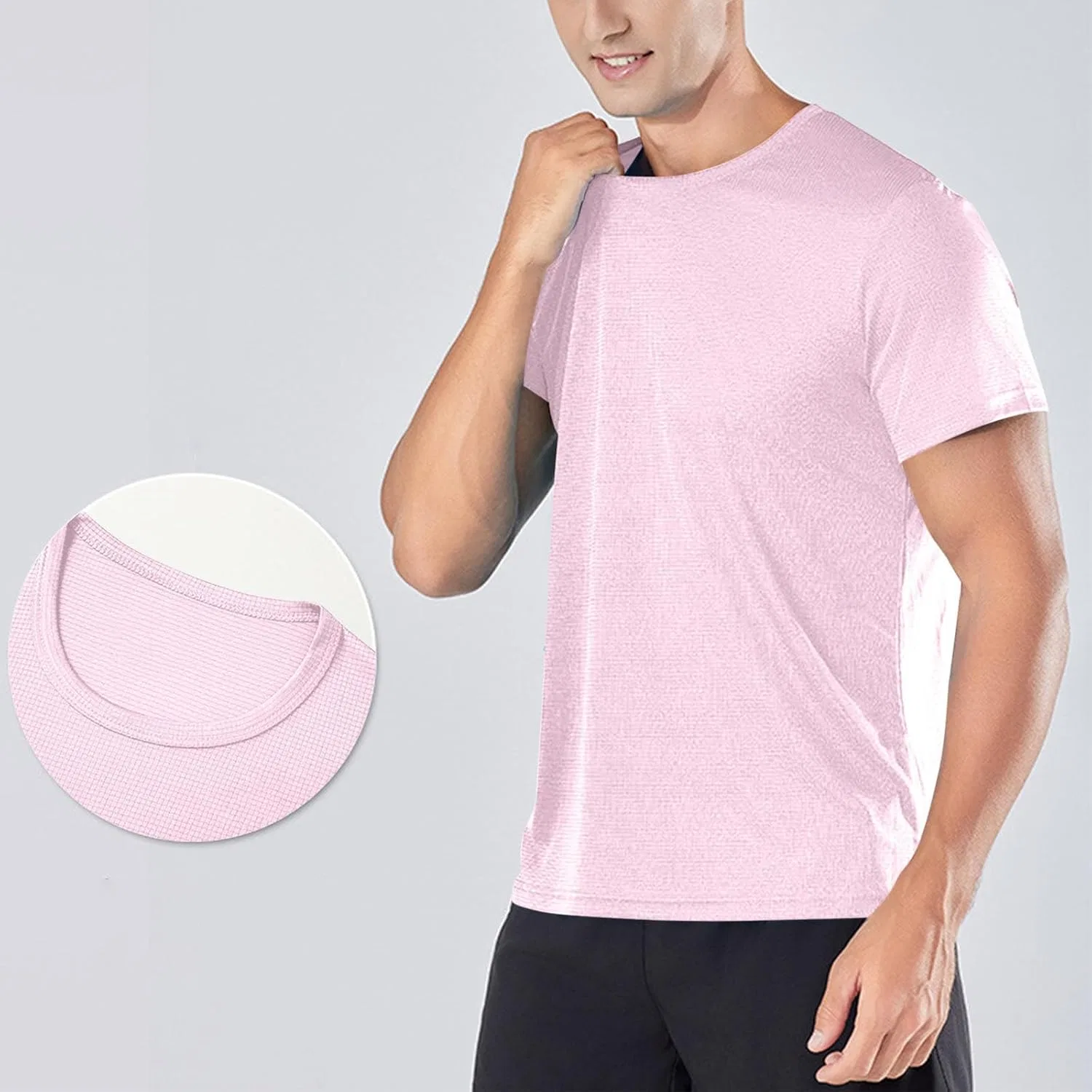 Футболка для бега, быстросохнущая, Generic, Pink — фото 2