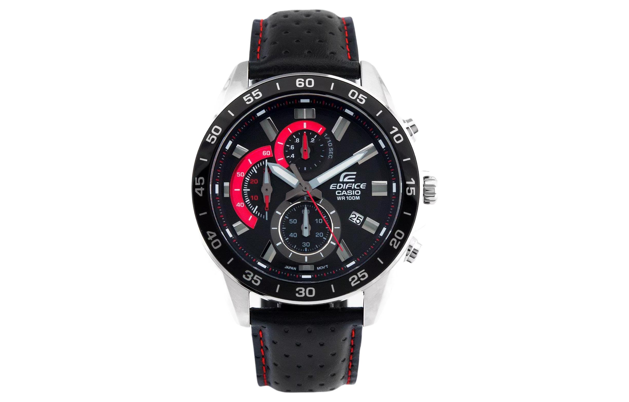 

CASIO Часы Men EDIFICE Black Watch EFV-550L-1A, Black Dial