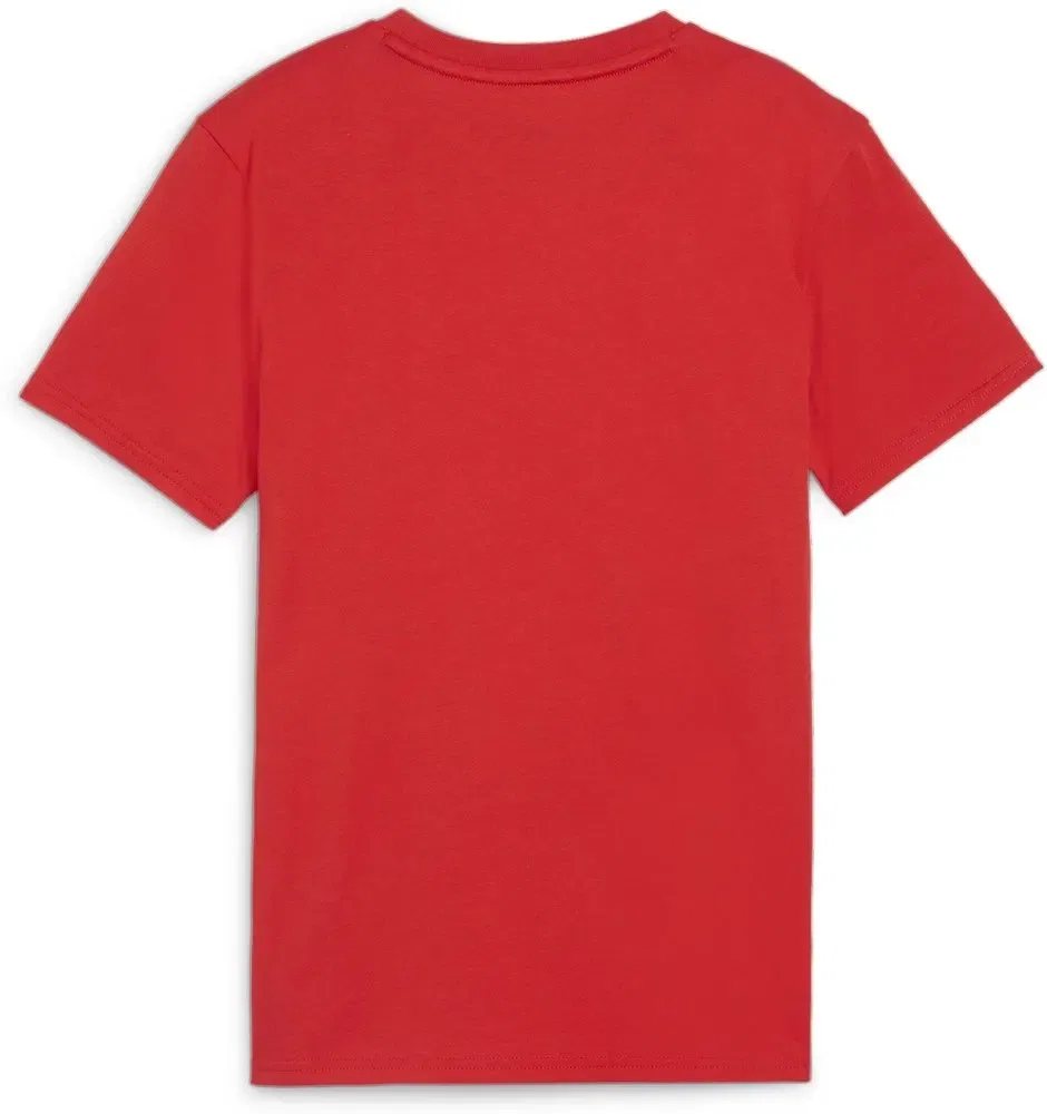 Футболка TeamGoal CasuaLongsleeve Tee Jr, Puma, красная — фото 2