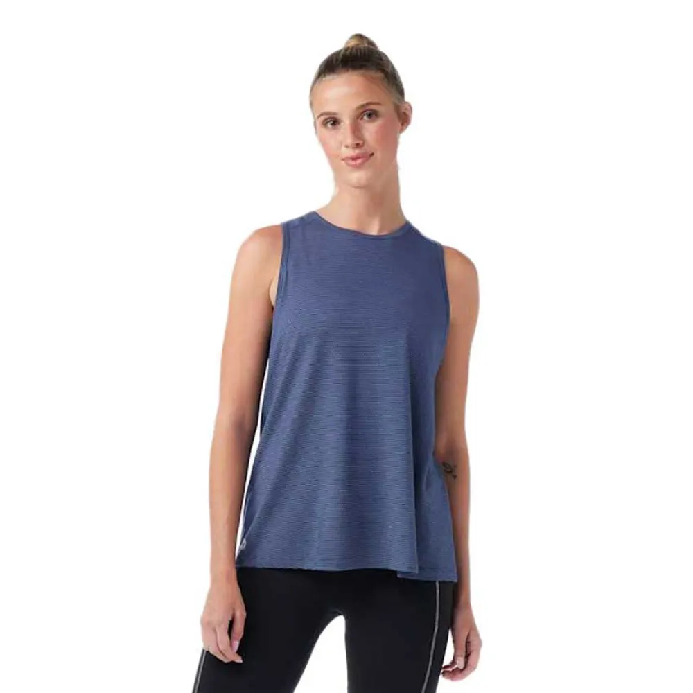 

Футболка без рукавов Smartwool Active Mesh High Neck, синий