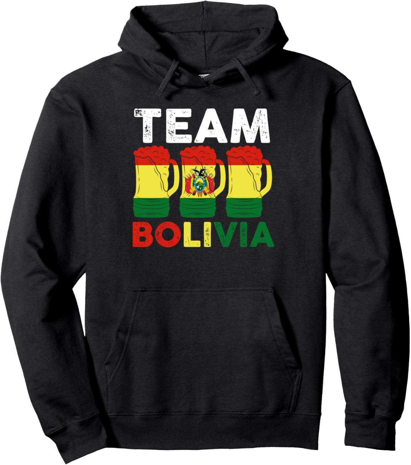 

Худи Команда Боливии, черная Drinking Team & Bolivian Flag Gift