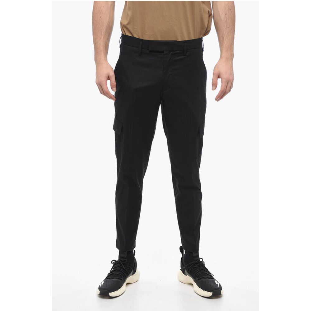 

Брюки-карго NATE Skinny Fit со скрытой застежкой Neil Barrett, Black