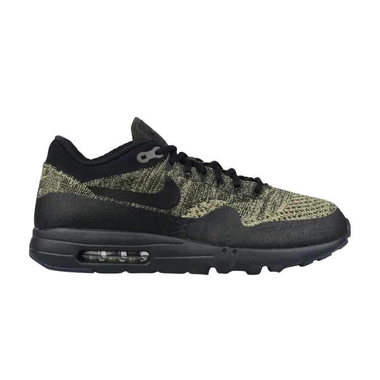 

Кроссовки Nike Air Max 1 Ultra Flyknit 'Olive', черный