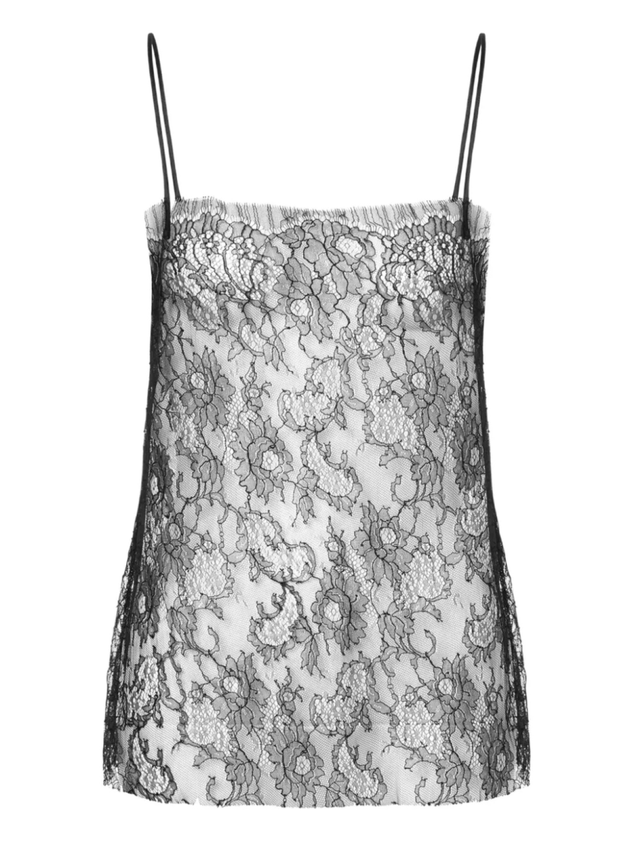 

Alberta Ferretti кружевной топ, черный