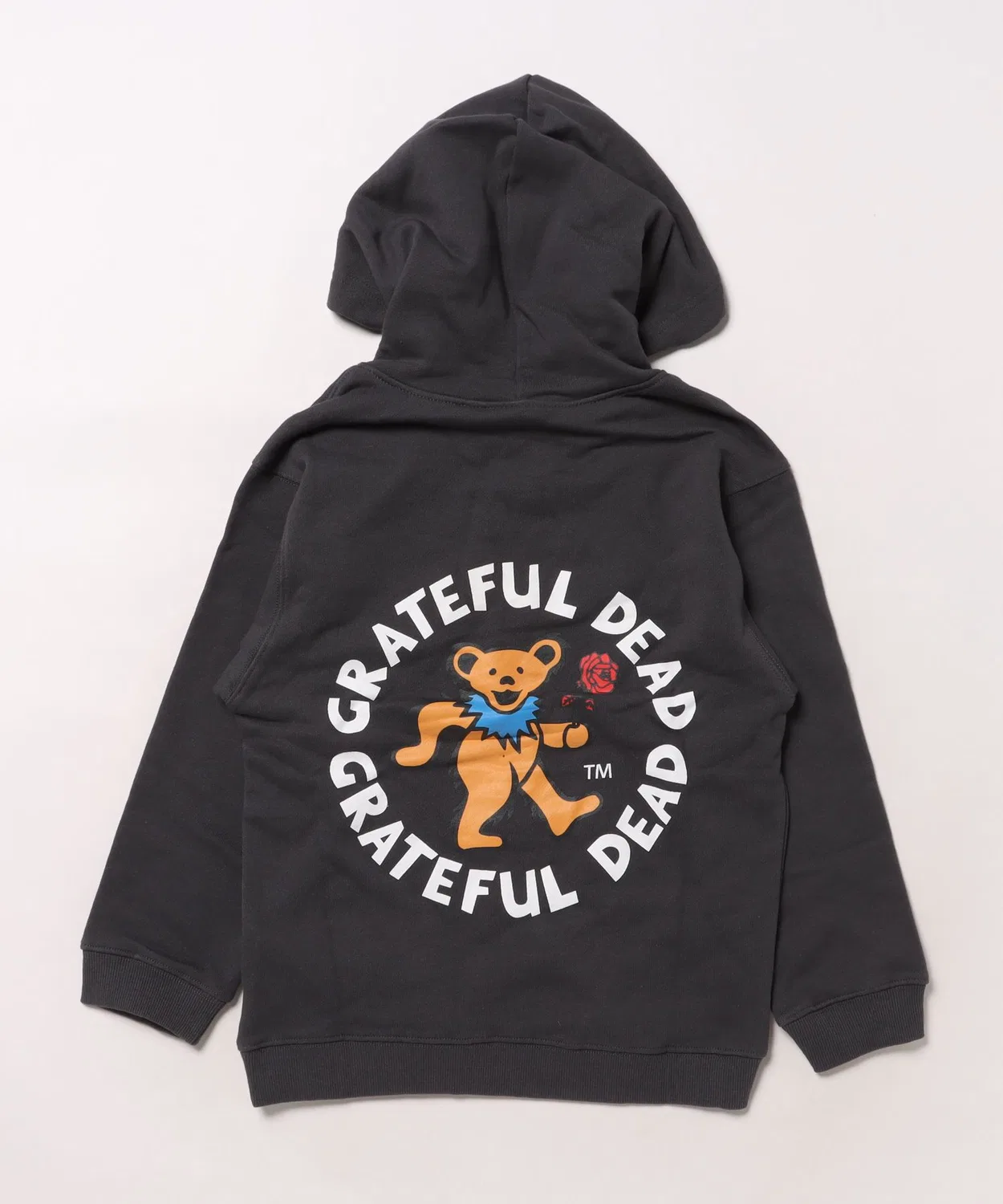Детская толстовка Grateful Dead с медведем, серая