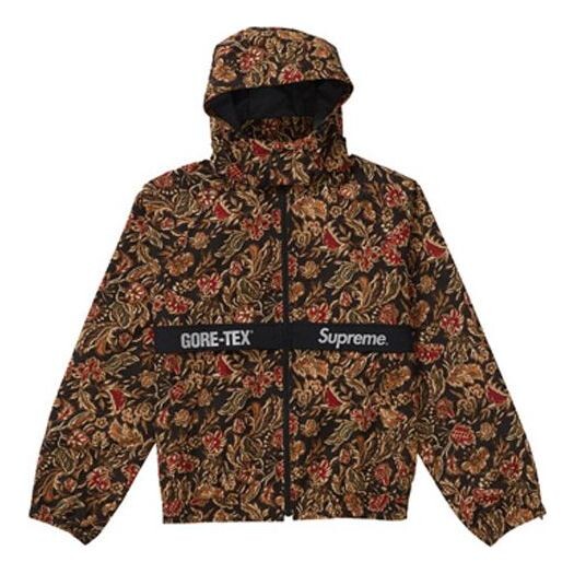 

Куртка fw18 x gore-tex court jacket flower print 3m Supreme, мультиколор