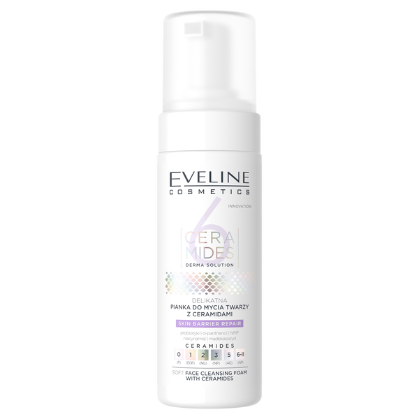 

Нежная пенка для умывания с керамидами, 150 мл Eveline Cosmetics 6 ceramides