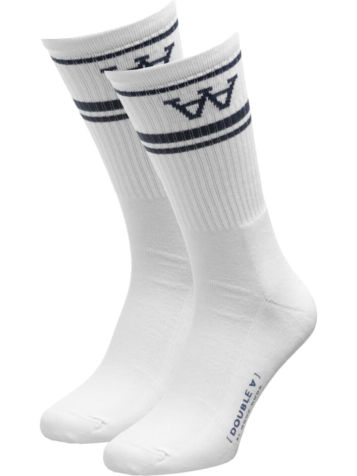 

Носки WOOD WOOD, цвет white/navy