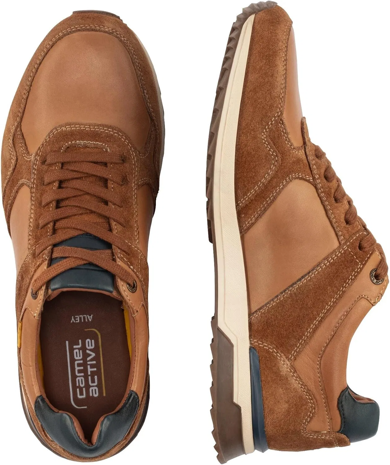 Мужские кожаные туфли Camel Active Alley Oxford, синий