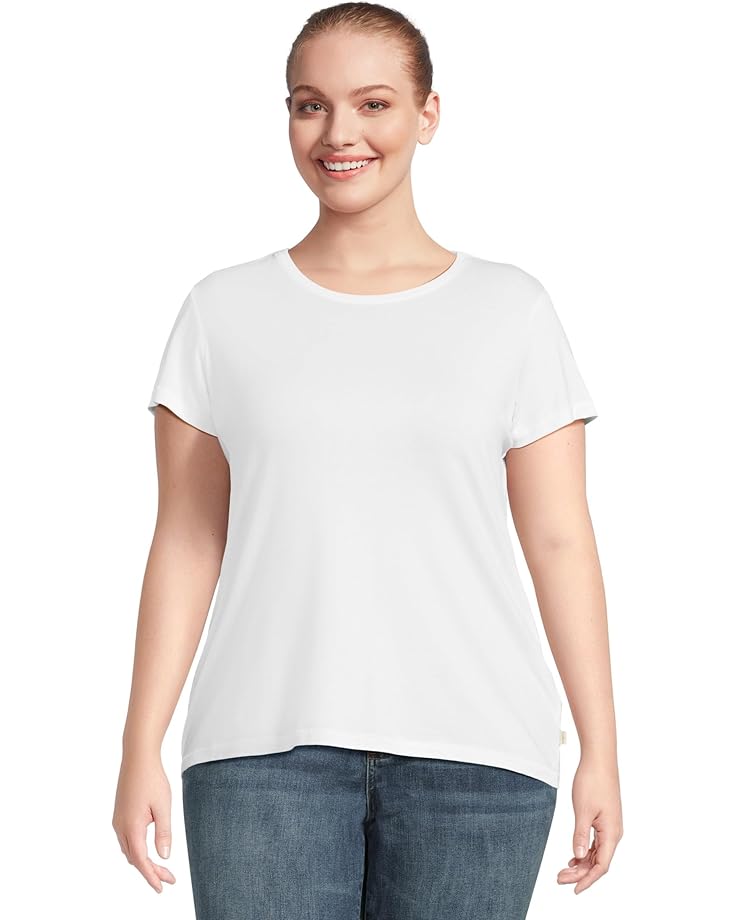 

Футболка L.L.Bean Soft Stretch Supima Crew Neck Short-Sleeve Tee, белый