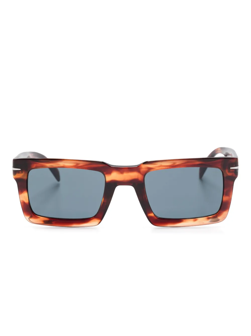 

Солнцезащитные очки в прямоугольной оправе Eyewear by David Beckham, коричневый
