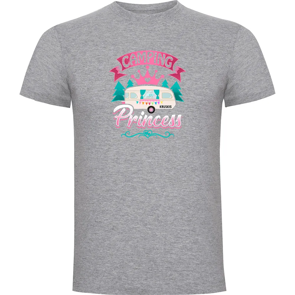 

Футболка с коротким рукавом Kruskis Camping Princess, серый