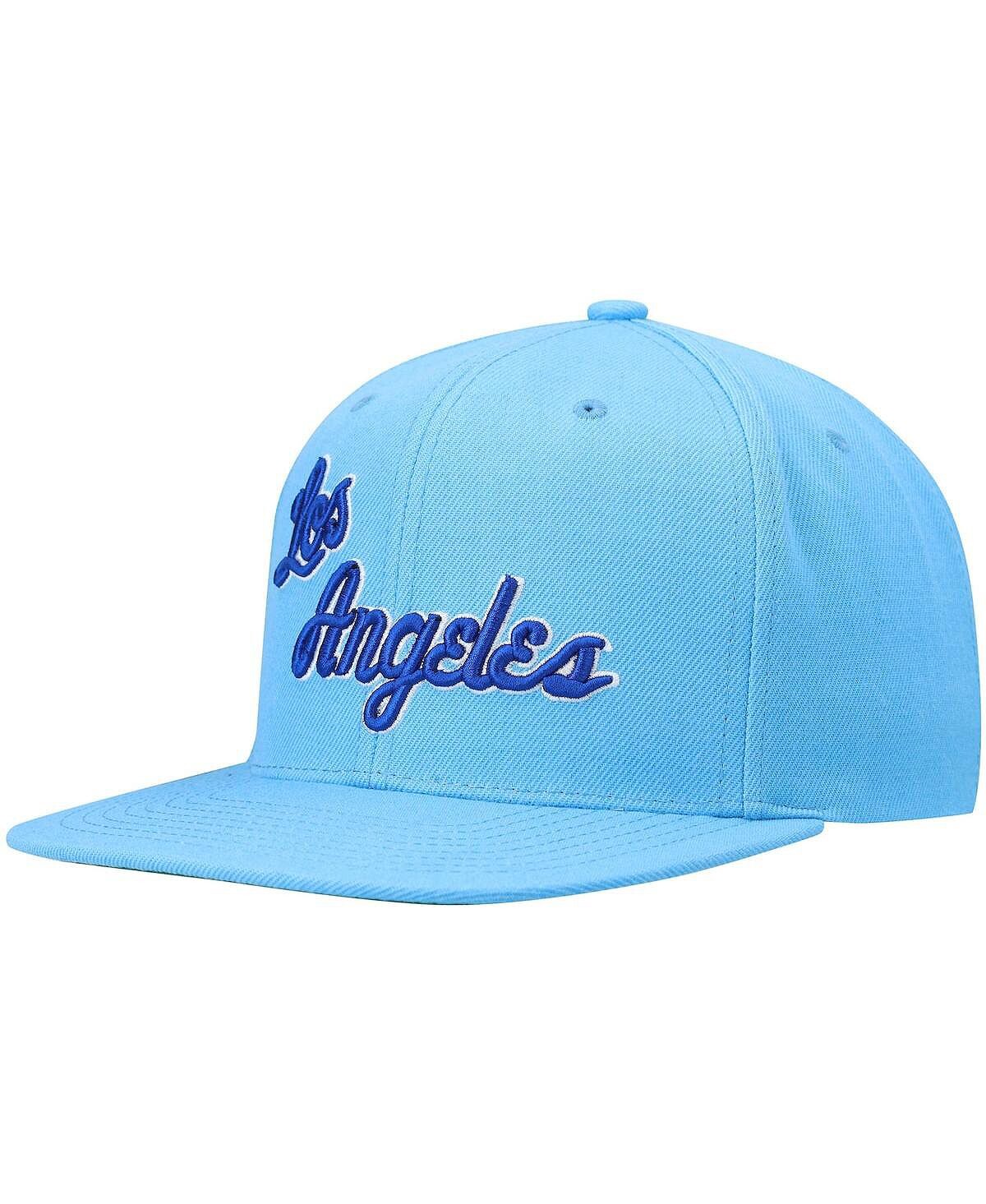 

Мужская кепка Snapback Los Angeles Lakers Hardwood Classics Team Ground 2.0 синего цвета Mitchell & Ness