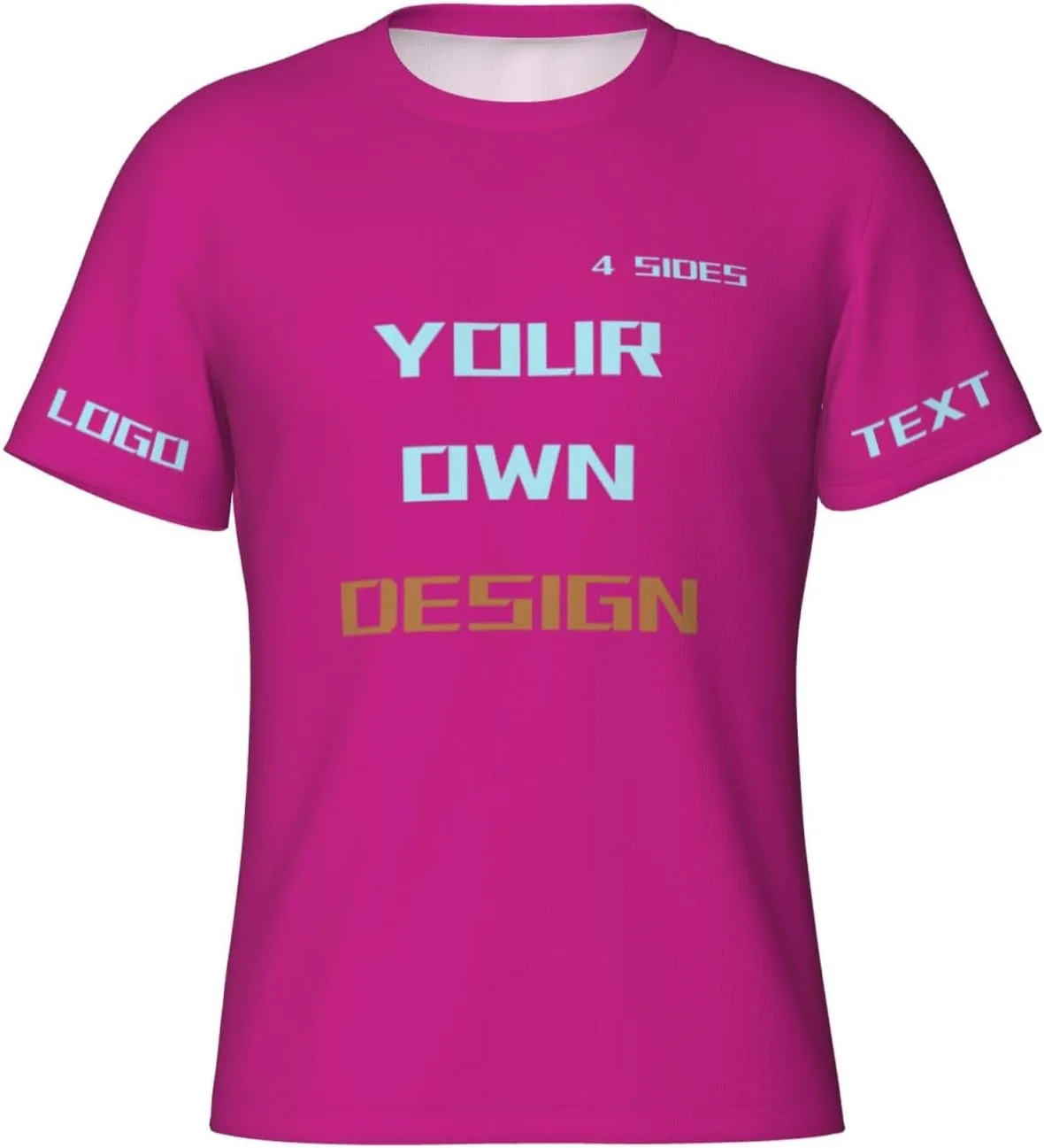 

Футболка Custom с принтом на 4 сторонах