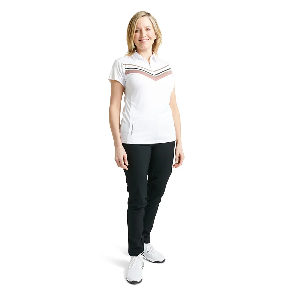 

Поло с коротким рукавом Abacus Golf Simone Drycool Woman, белый