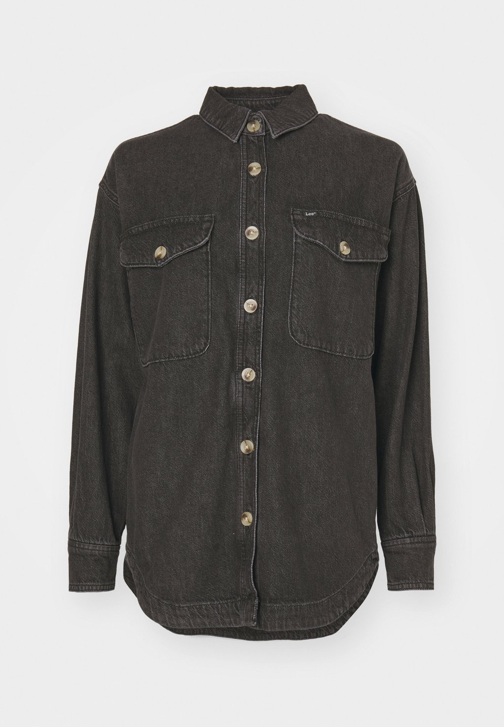 

Блузка на пуговицах WORKING WEST OVERSHIRT Lee, черный деним