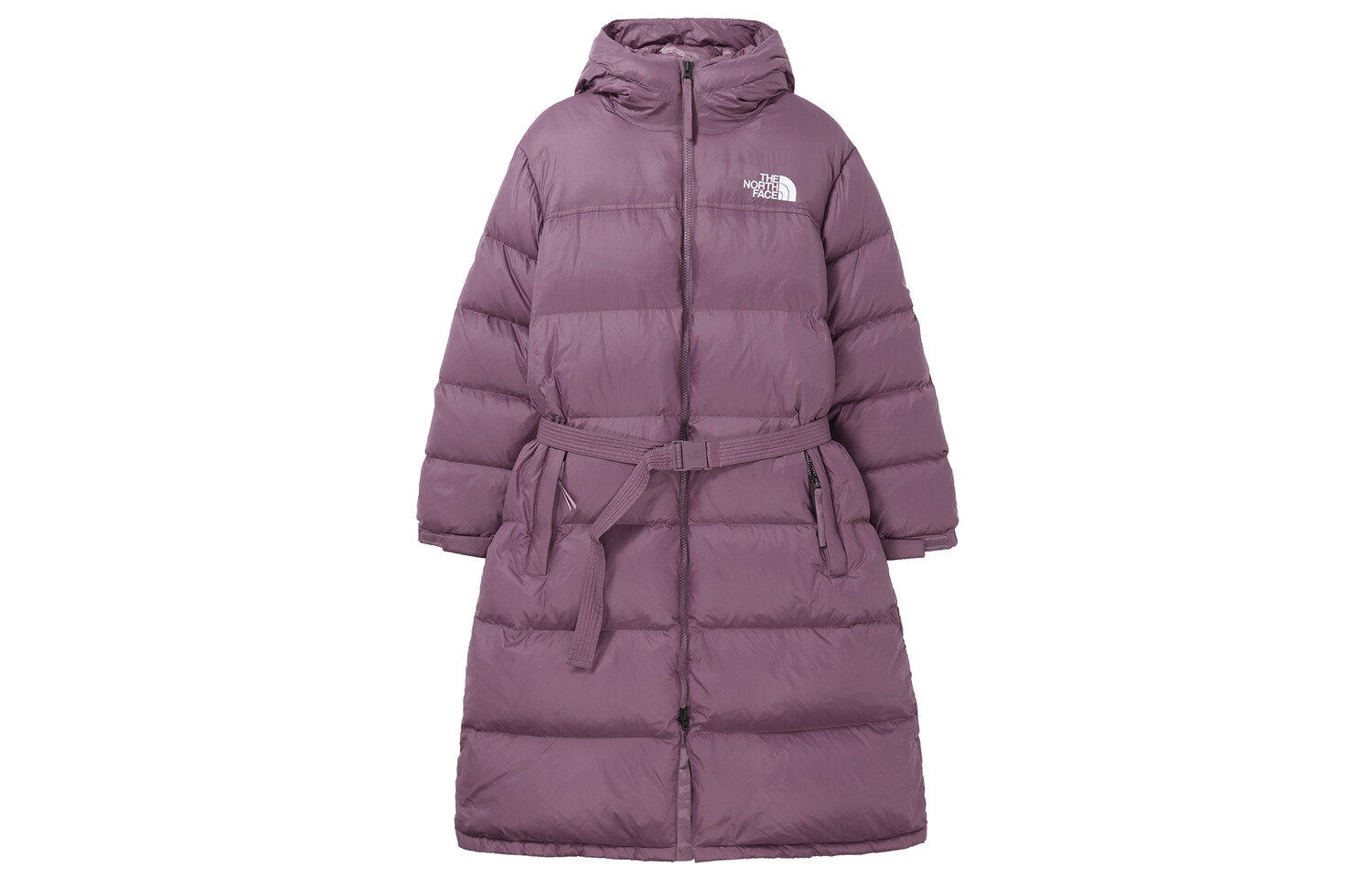 

Пуховик женский фиолетовый The North Face