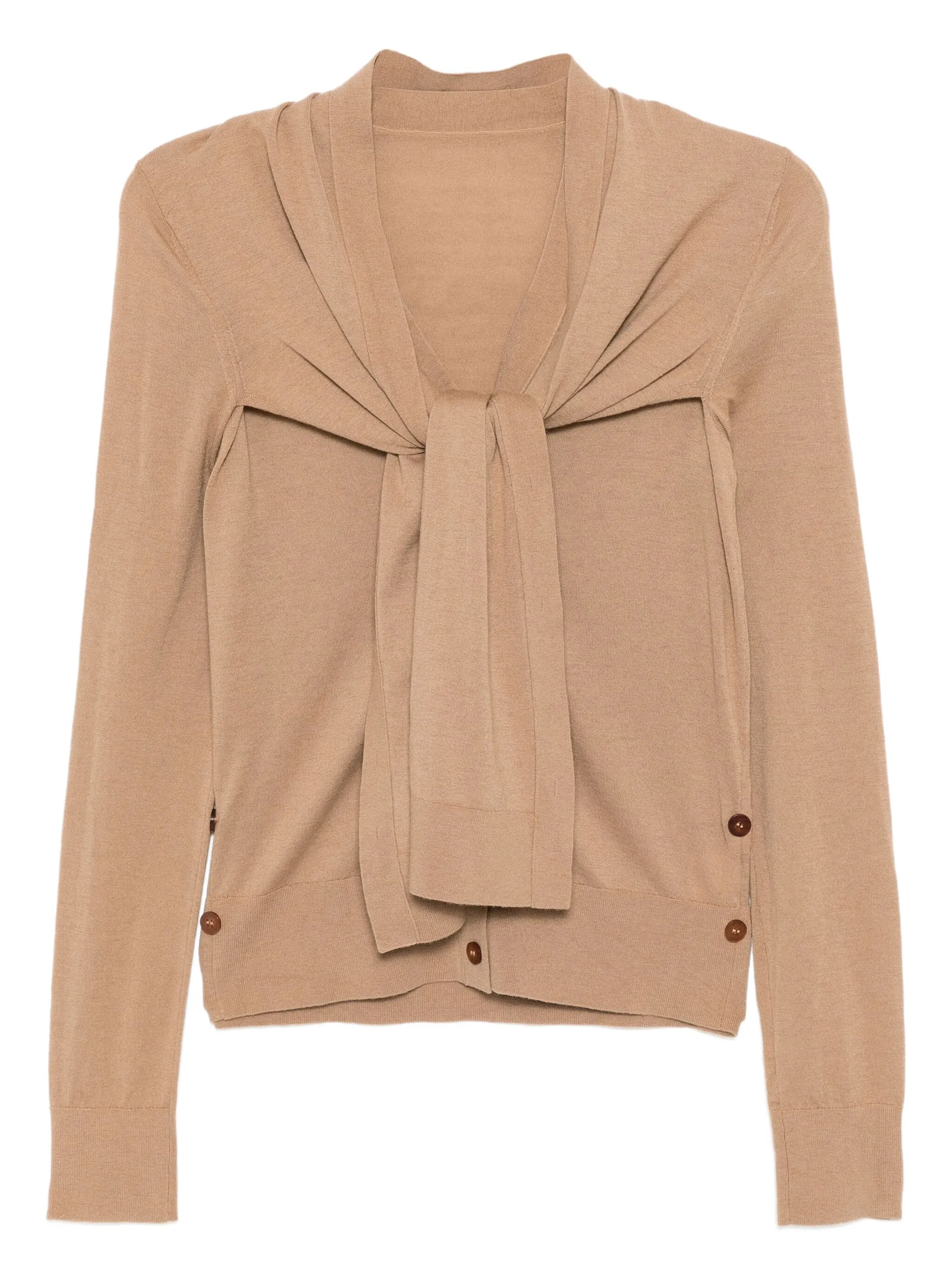 

Шерстяной кардиган Jnby, бежевый