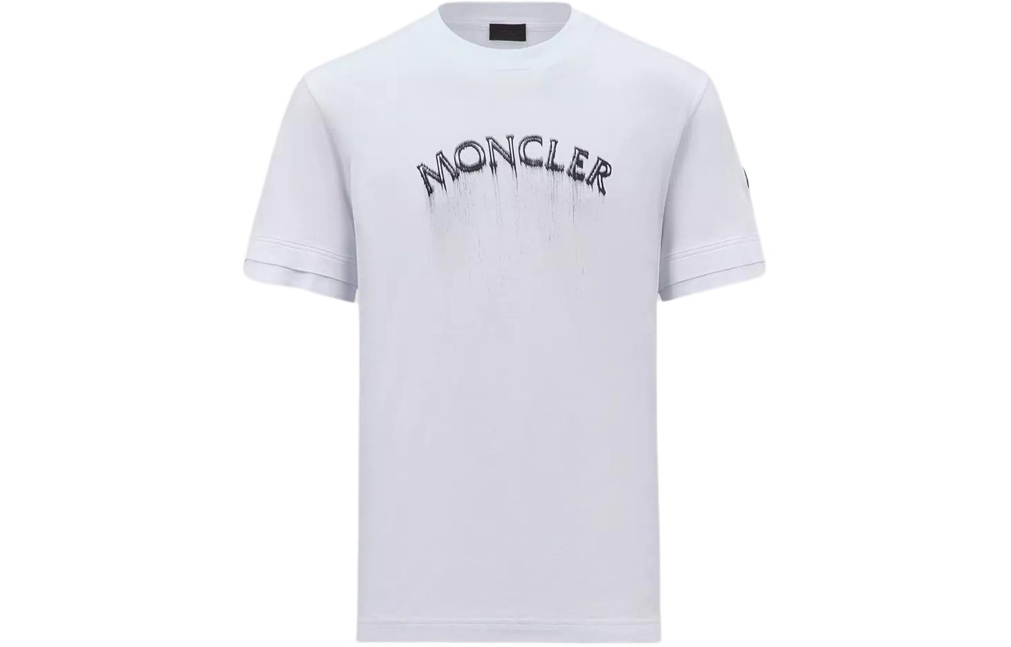 

Moncler Футболка с заниженными плечами, белая, мужская