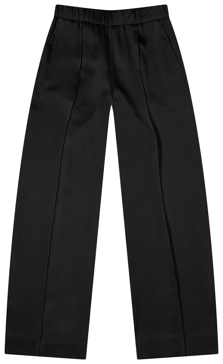 

Брюки Jil Sander Track-Inspired Satin Trousers 'Black', черный