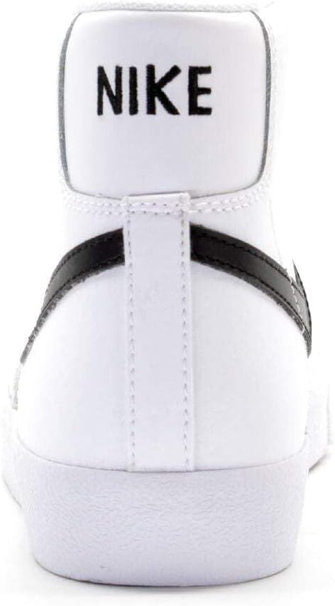 Кроссовки Nike Kids' Blazer Mid '77, белый/черный/оранжевый — фото 3
