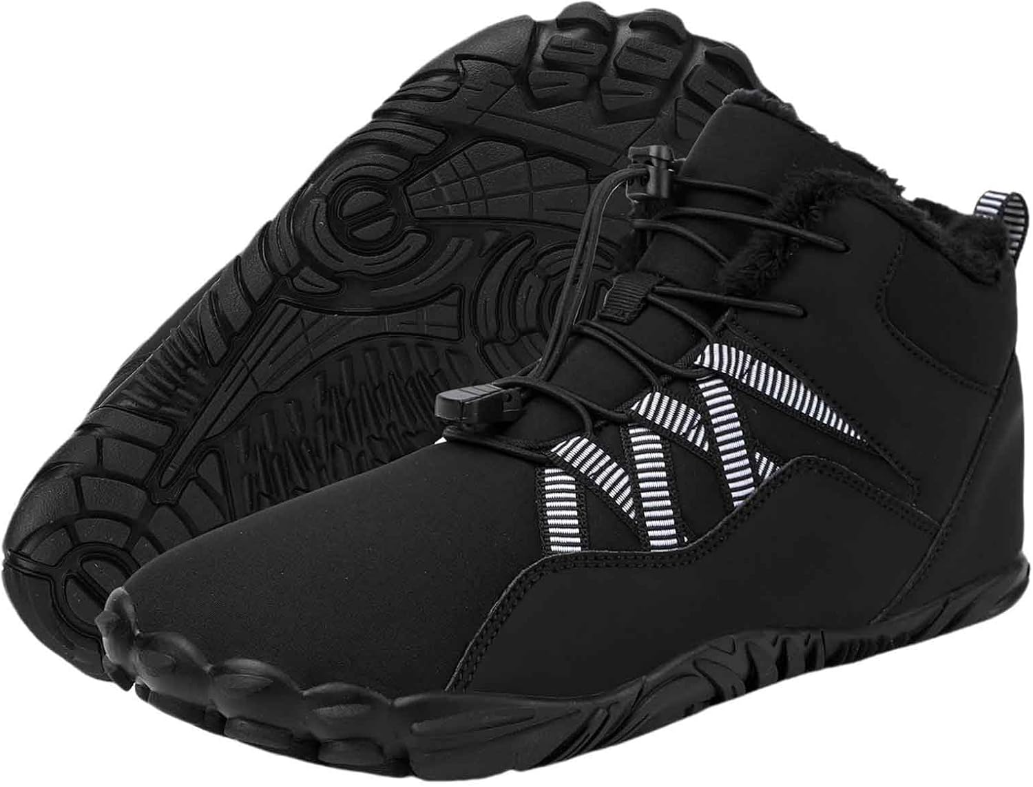 

Зимние Ботинки MIOKUKO для Ходьбы, Мужские и Женские, Пятипалые Минималистичные Ботинки, B 7.5 Women/5.5 Men