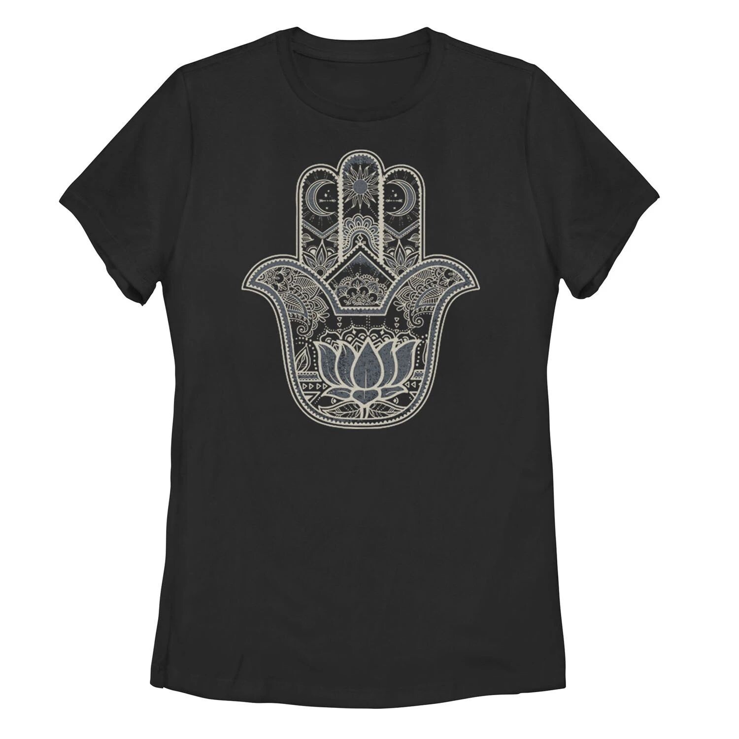 

Детская футболка с рисунком Hamsa Lotus Design
