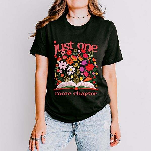 

Футболка Just one more chapter blooming XL Sage Simply Sage Market, Black, Черный, Футболка Just one more chapter blooming XL Sage Simply Sage Market, Black