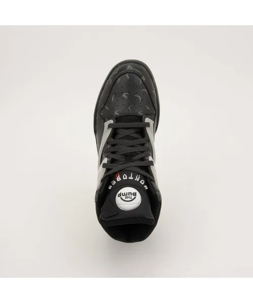 Кроссовки баскетбольные с системой Pump Reebok PUMP OMNI ZONE II черно-серые — фото 4