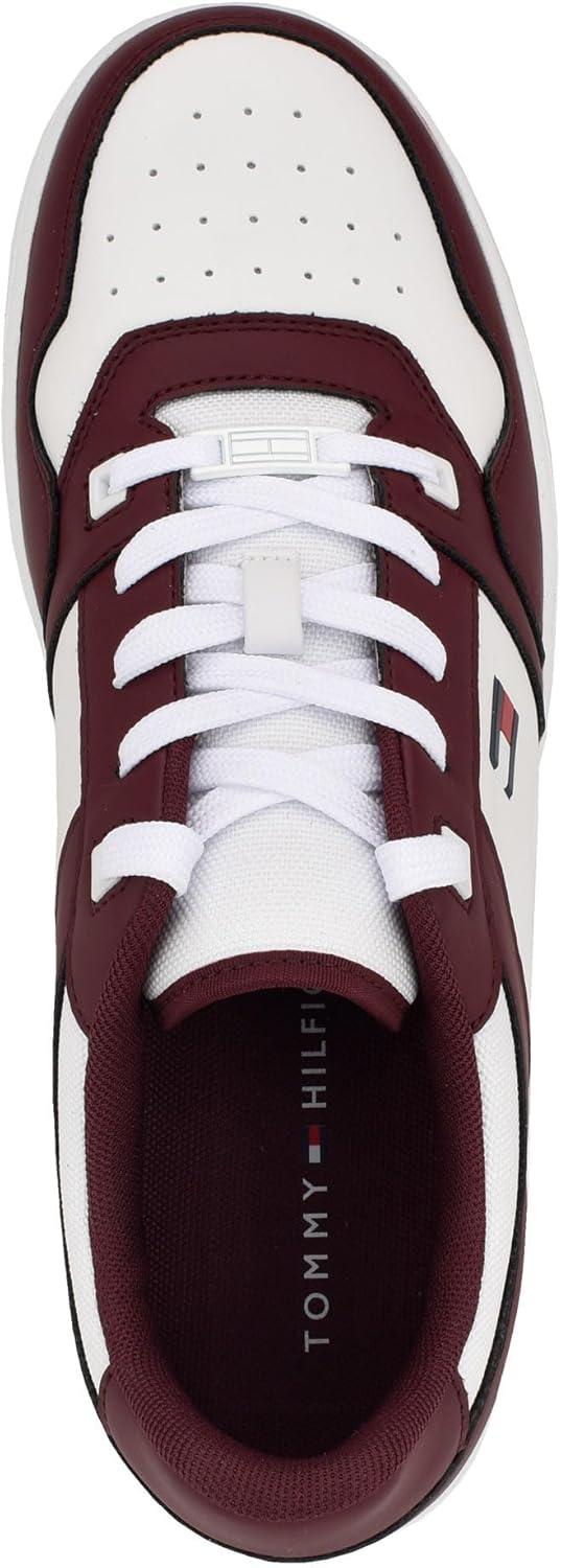 Мужские кроссовки Tommy Hilfiger Krane, белый/бордовый — фото 2
