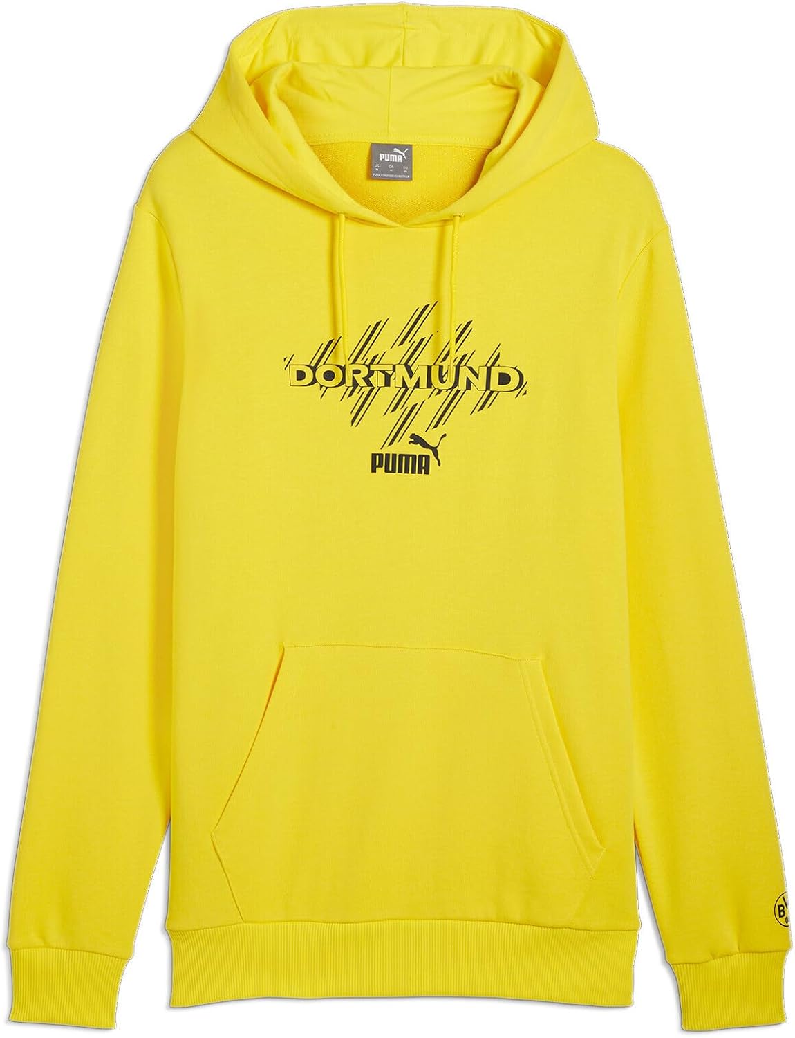 

Мужская толстовка Puma 777743 BVB FTBLCULTURE Футбол, Европейская клубная команда, Футбол, Худи, черный/желтый