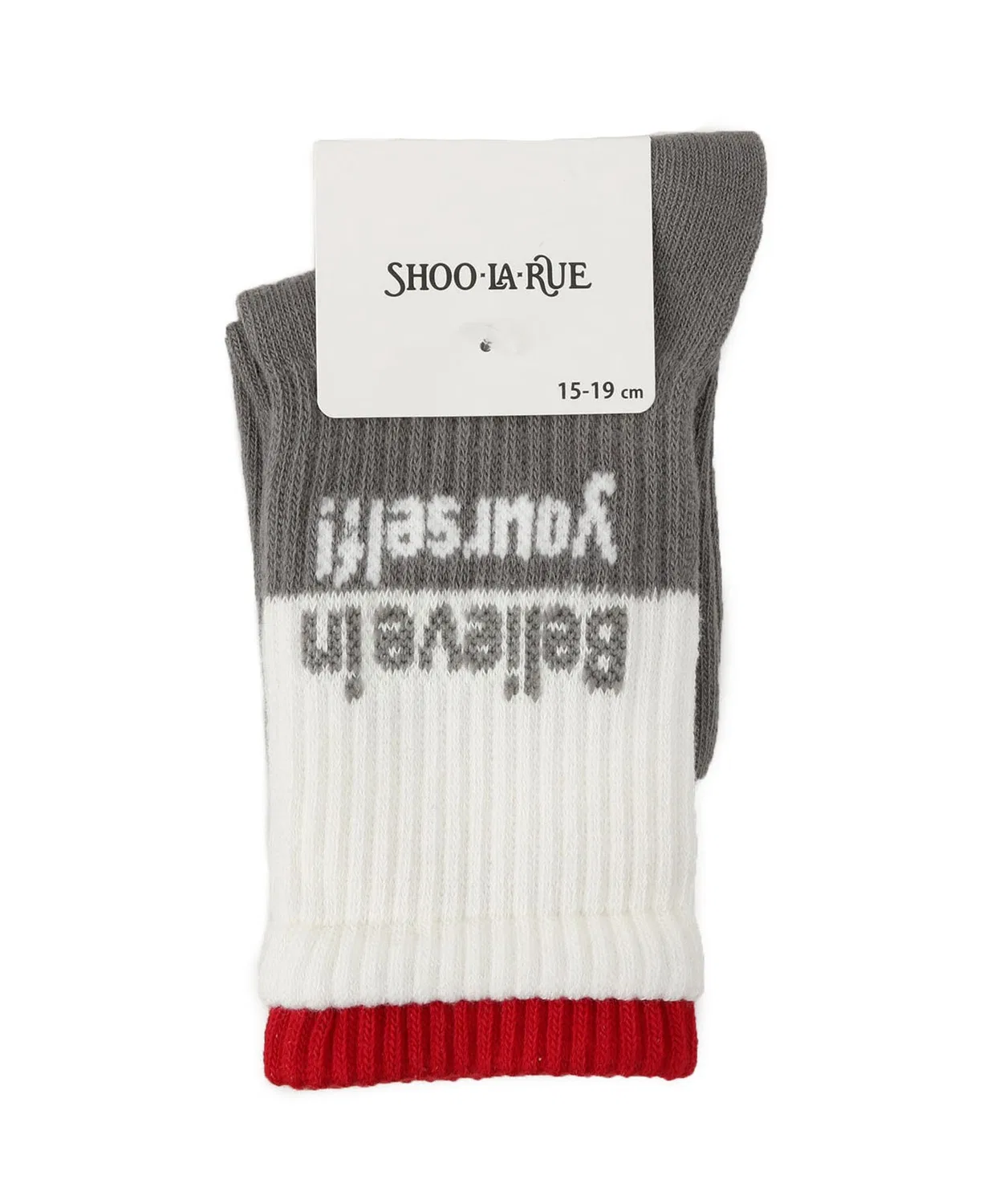 Носки с двойным отворотом, хлопковые, серые