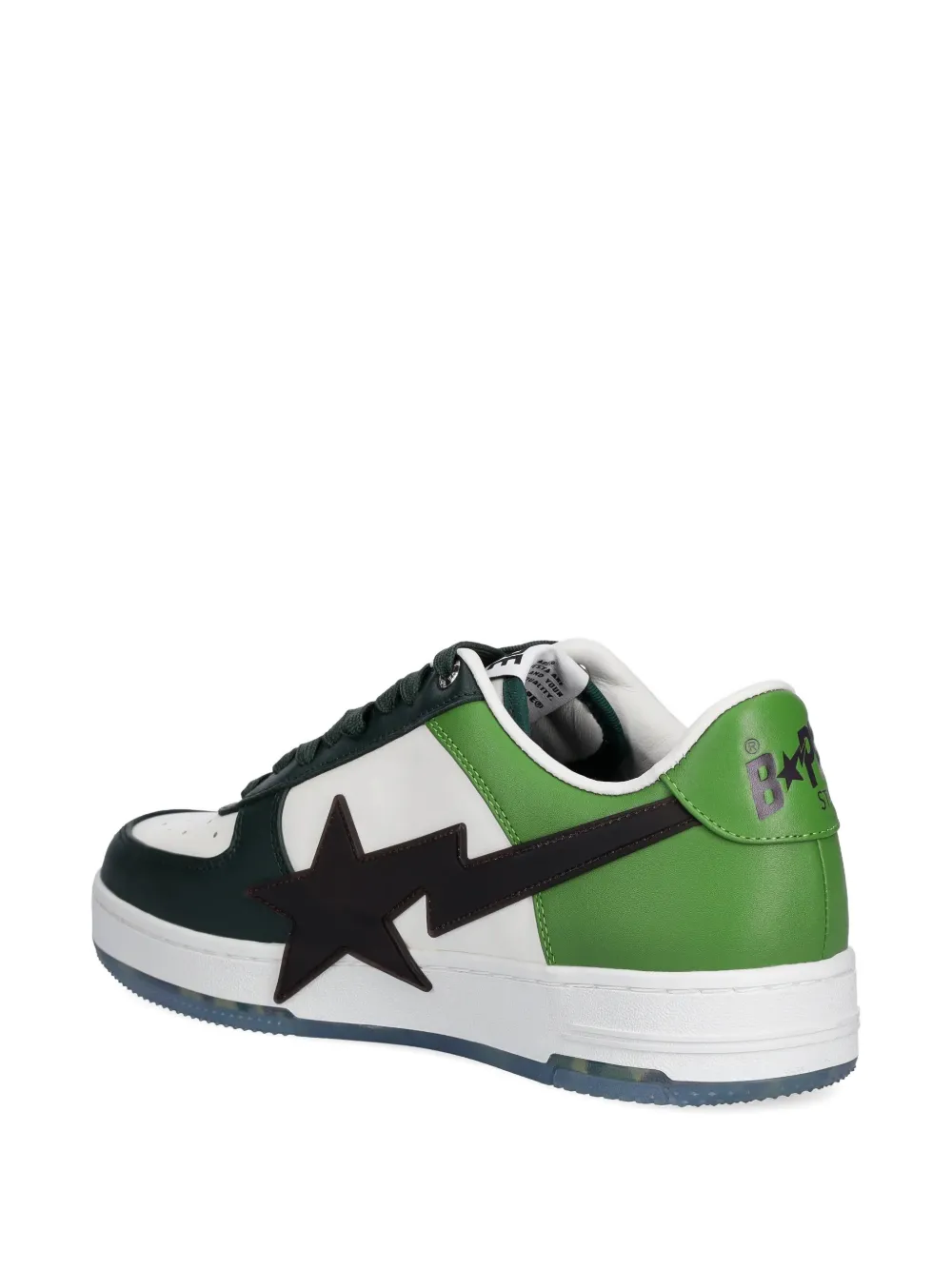 Кроссовки bape sta os m2 A BATHING APE, зеленый — фото 4