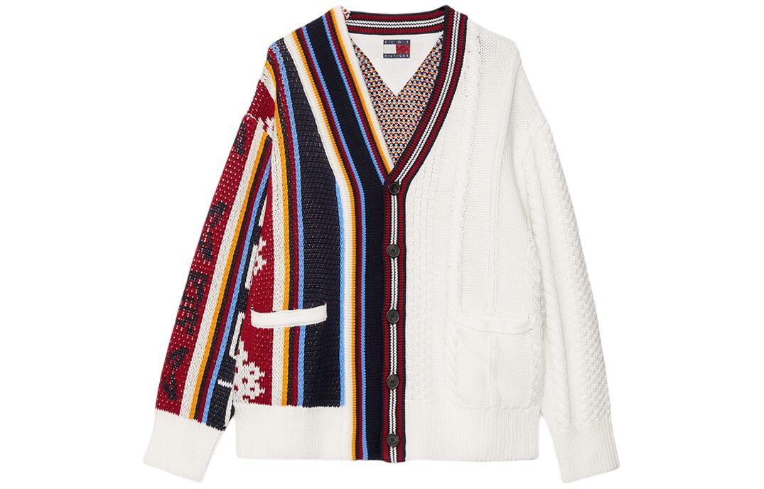 

CLOT Совместная модель трикотажа унисекс красный и белый 0K4 Tommy Hilfiger, красный