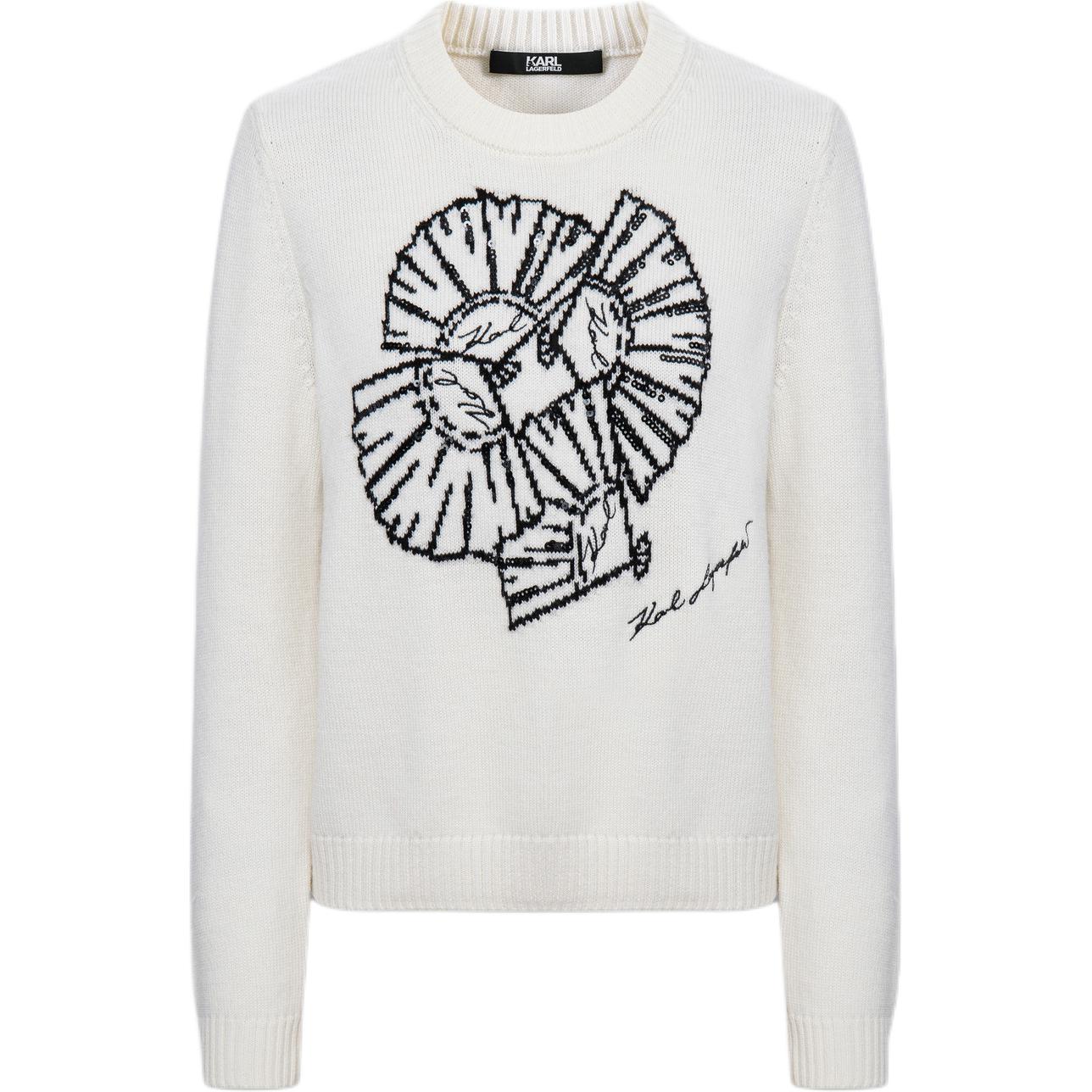

Свитер KARL LAGERFELD SS26 KARL LAGERFELD / Karl Lagerfeld Jeans, белый